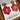 retro red/blue flower